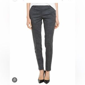 Theory belissen grey wool trousers
